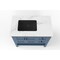 Castello Usa Alicia 36" White Vanity Base with Chrome Handles CB-VEN-36W-CHR-VBO - alternate 2